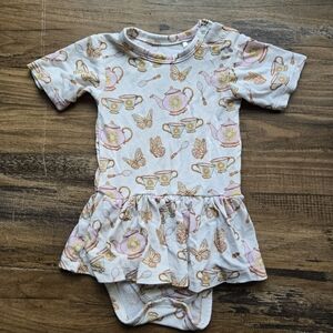 Dream Big Little Co Bodysuit Dress Bamboo 0-3